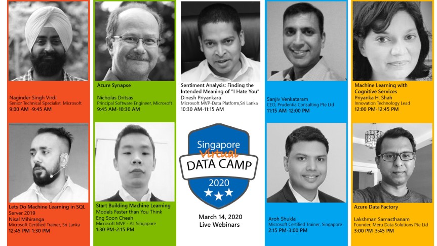 Webinars | Singapore Data Camp 2020